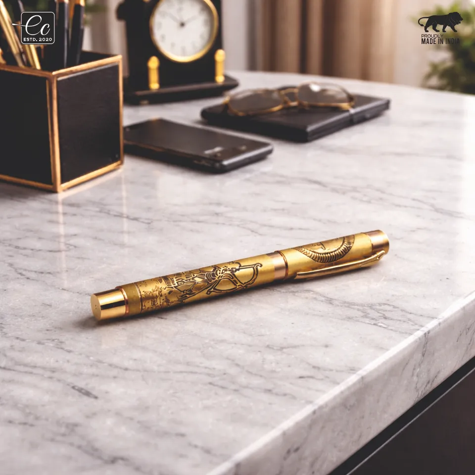 Premium Shree Ram Theme Metal Pen – A Symbol of Faith & Elegance